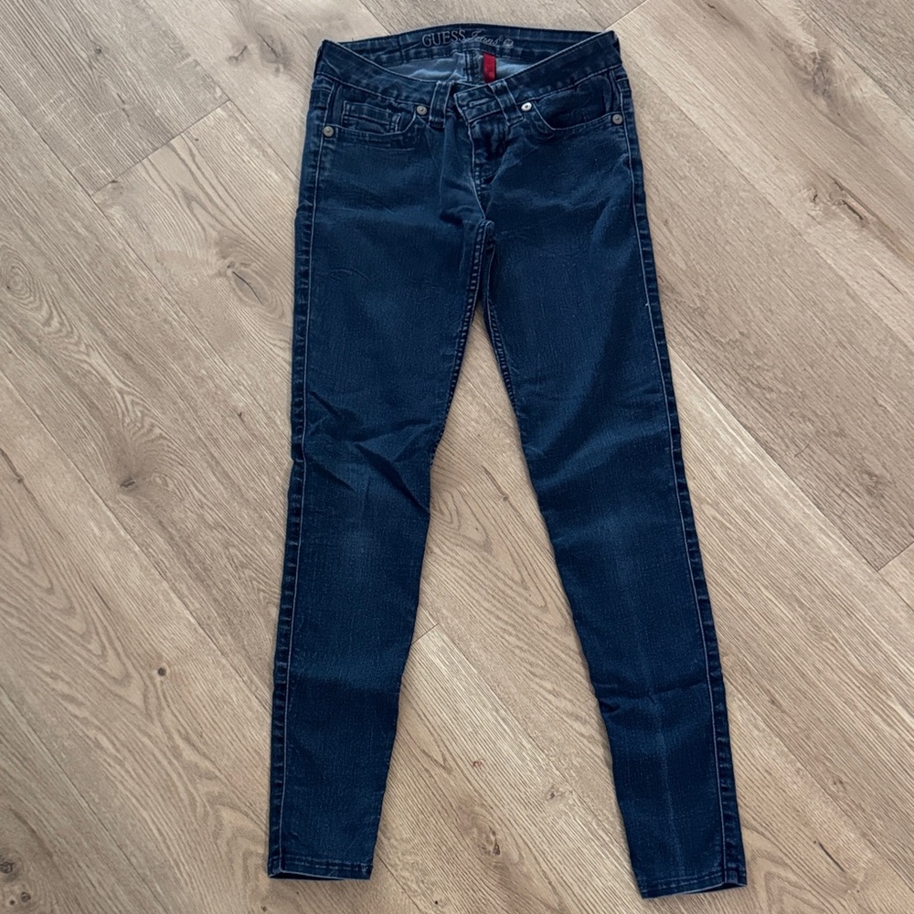 GUESS Dark Blue Skinny Jeans for Women